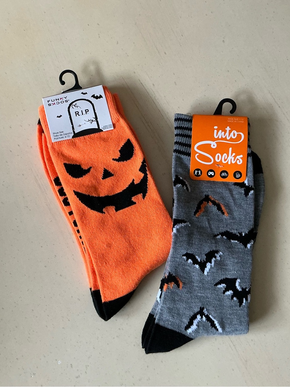 NWT Men’s 2 pair of Crew Halloween Socks 🎃